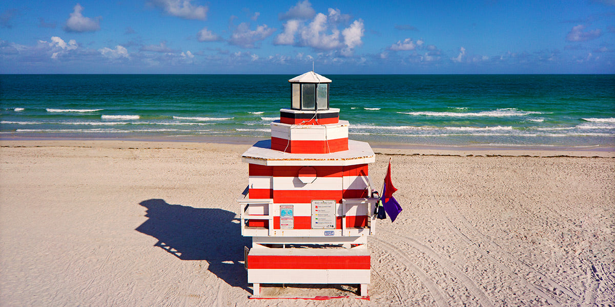 Lighthouse Lifeguard Stand - Miami Beach, FL