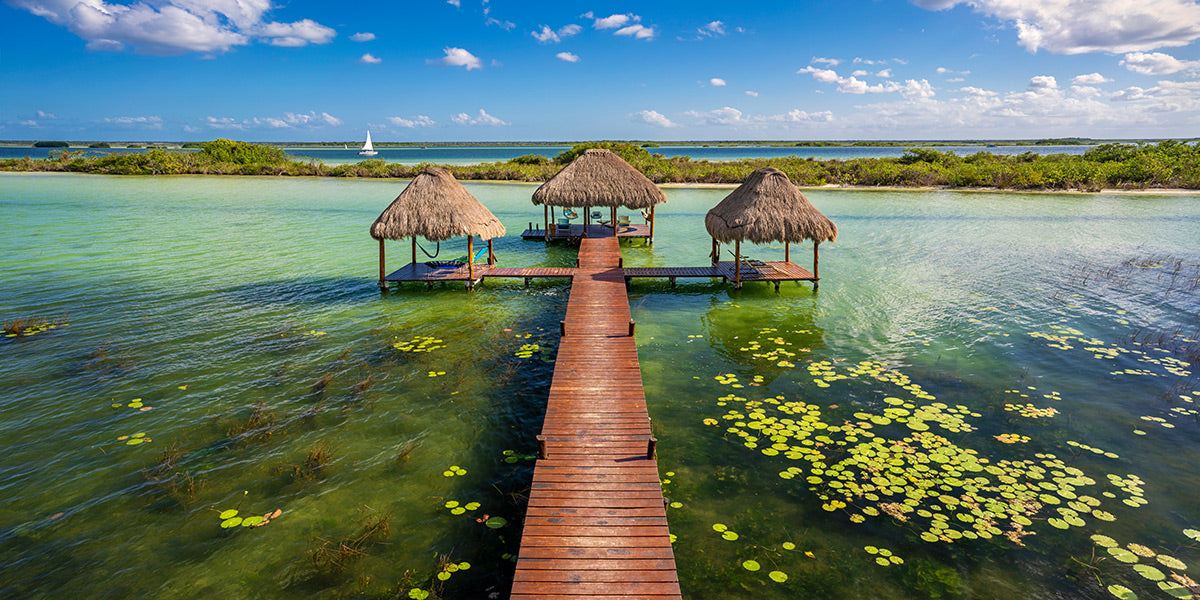 Lake Pier - Bacalar, Mexico
