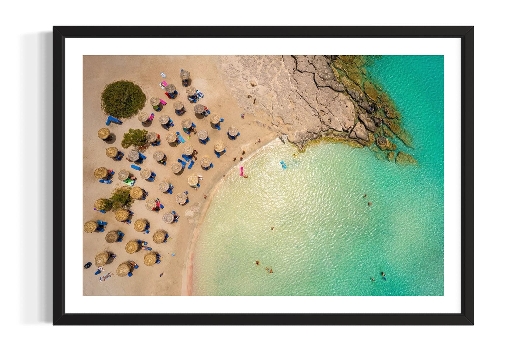 Elafonisi Beach Overhead - Crete, Greece