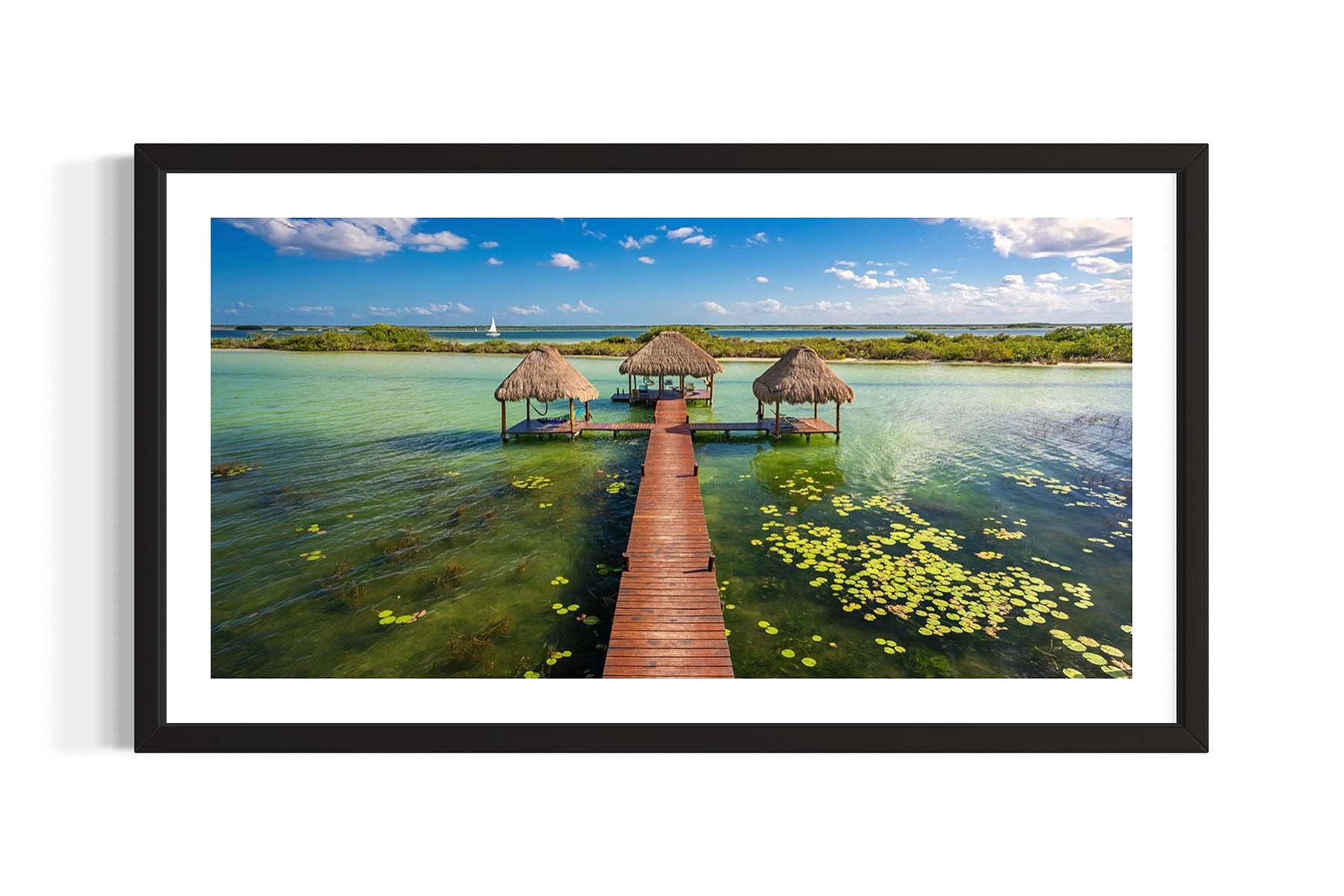 Lake Pier - Bacalar, Mexico