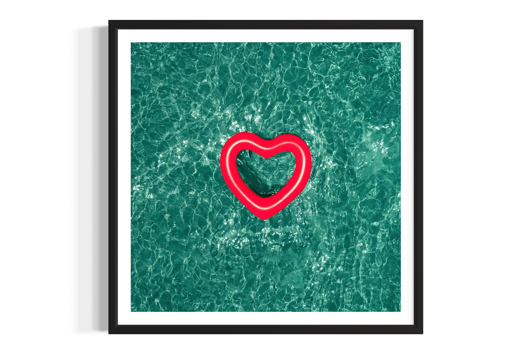 Red Heart - Pool Float Series - Atlantic Ocean