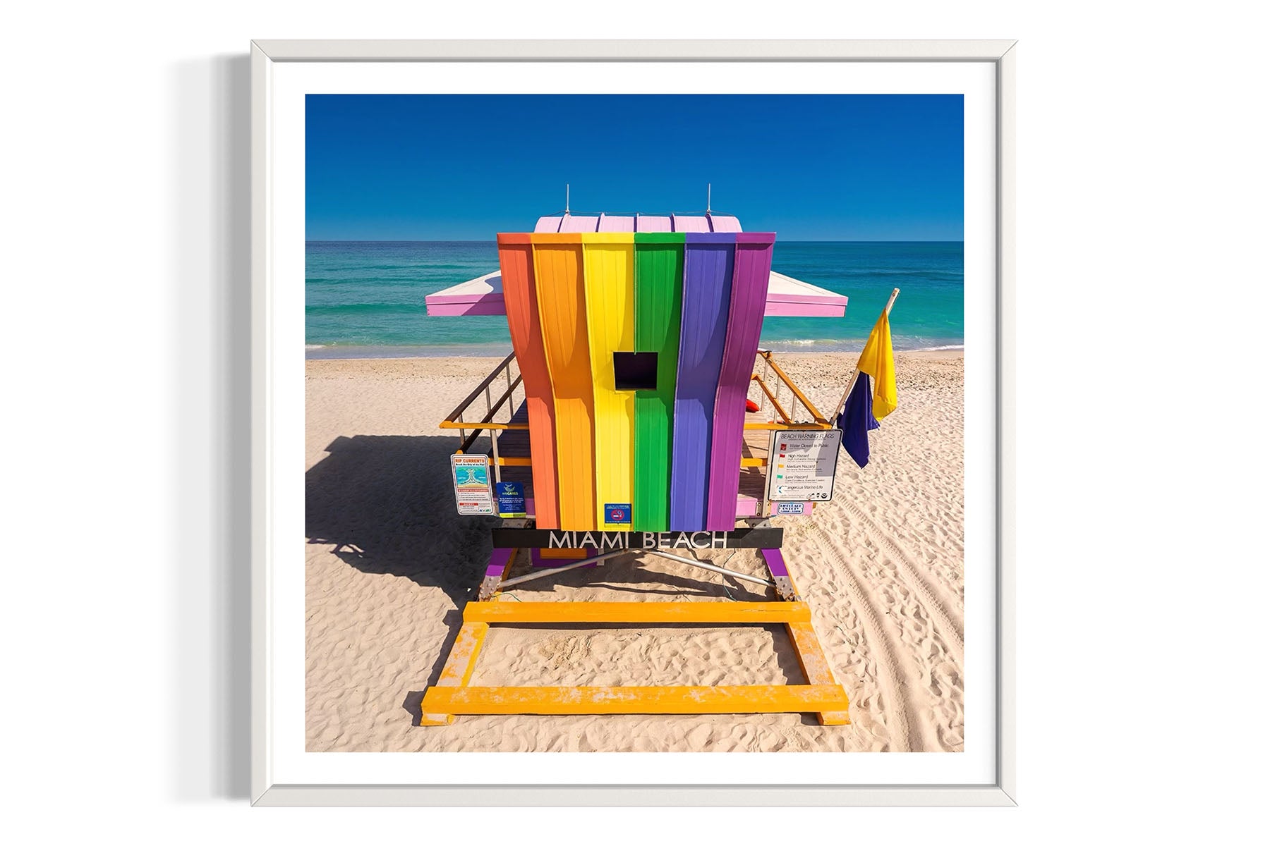Rainbow Lifeguard Stand - Miami Beach, FL