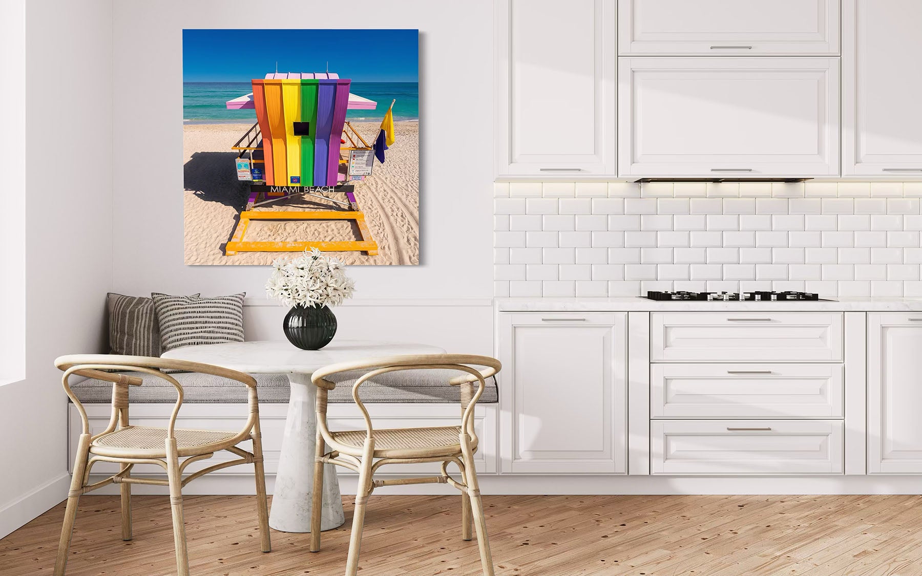 Rainbow Lifeguard Stand - Miami Beach, FL