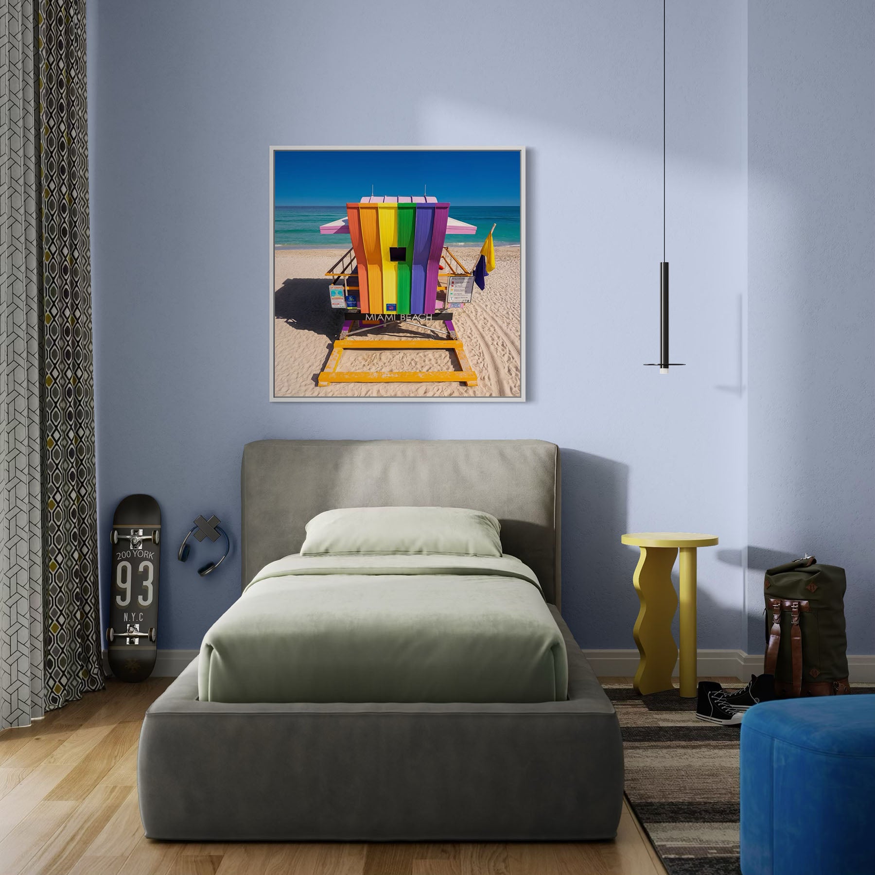 Rainbow Lifeguard Stand - Miami Beach, FL