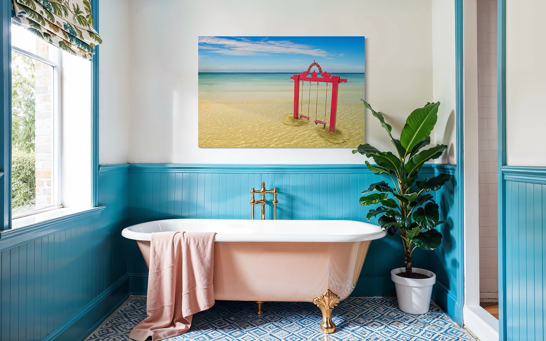 Pink Swings - Gili Trawangan, Indonesia