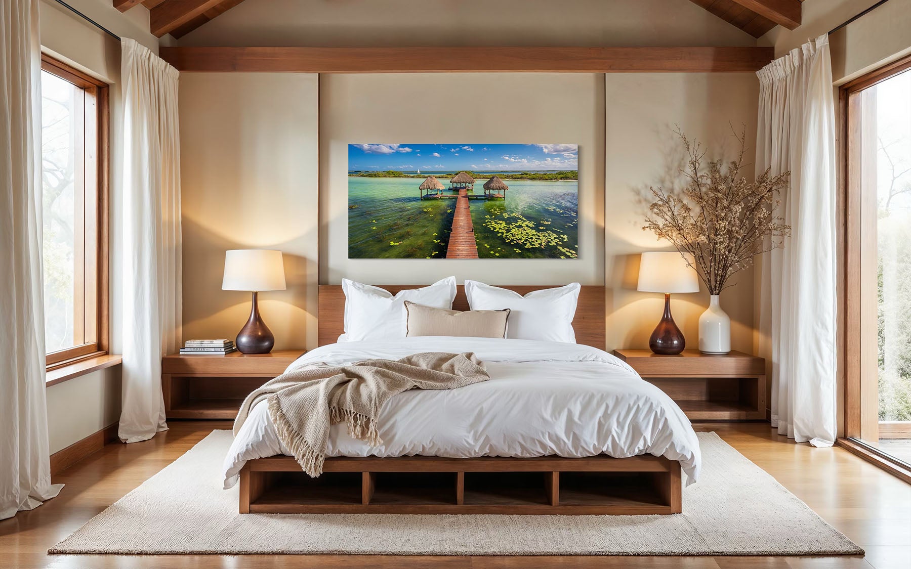 Lake Pier - Bacalar, Mexico