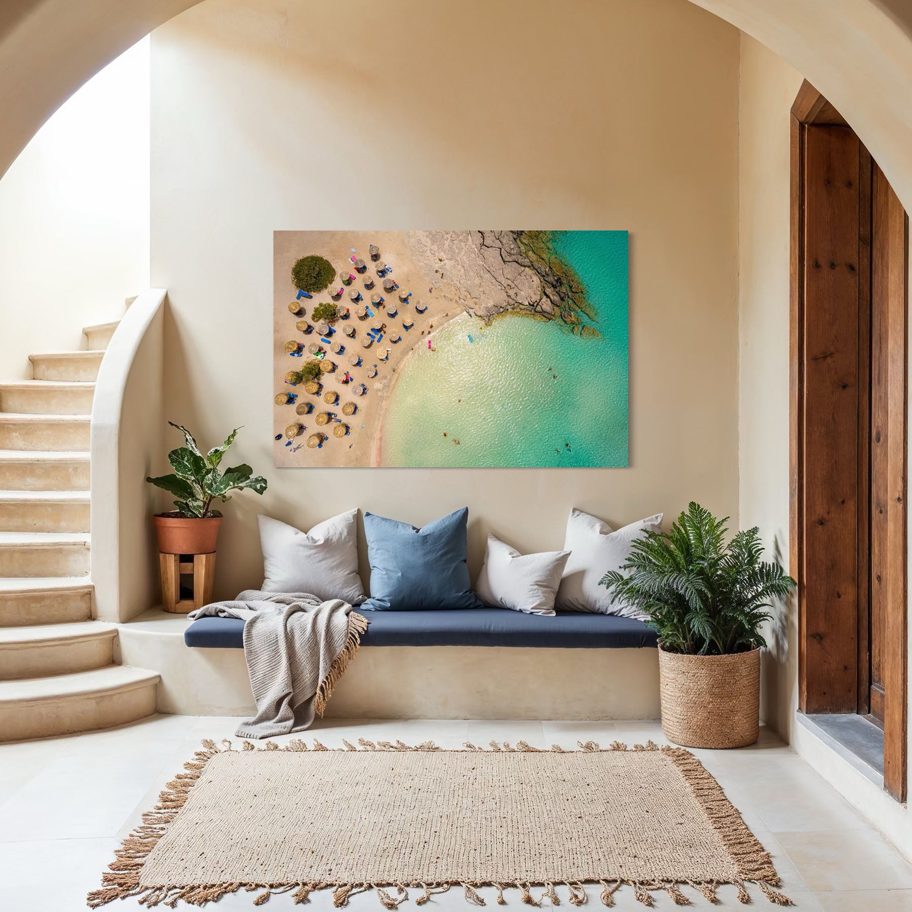 Elafonisi Beach Overhead - Crete, Greece