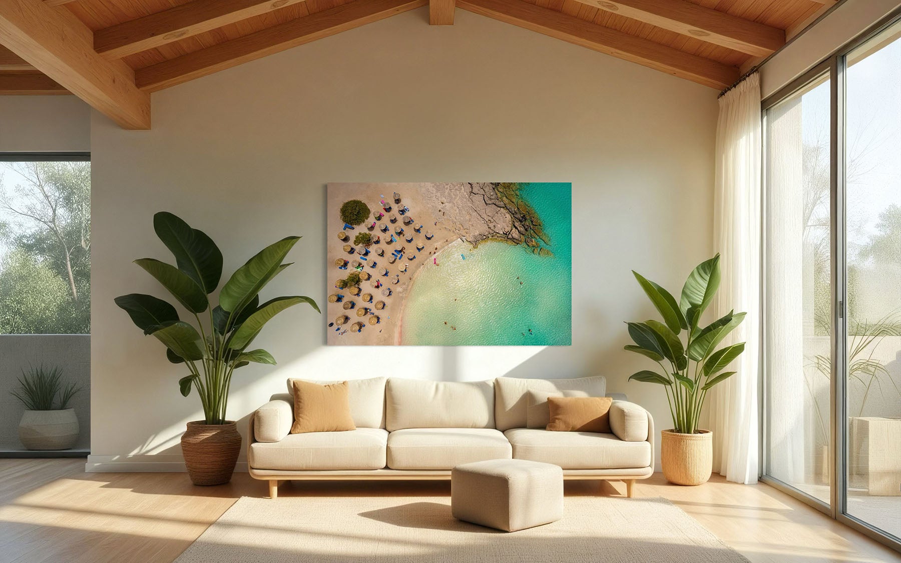 Elafonisi Beach Overhead - Crete, Greece