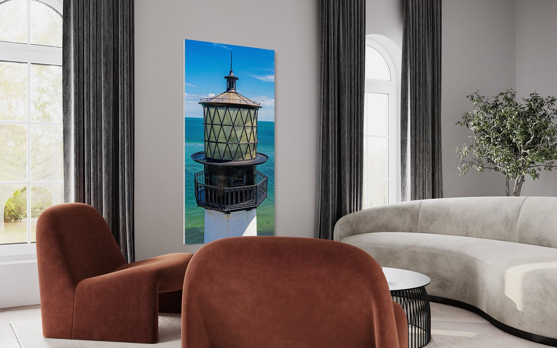 Cape Florida Lighthouse - Key Biscayne, FL (vertical)