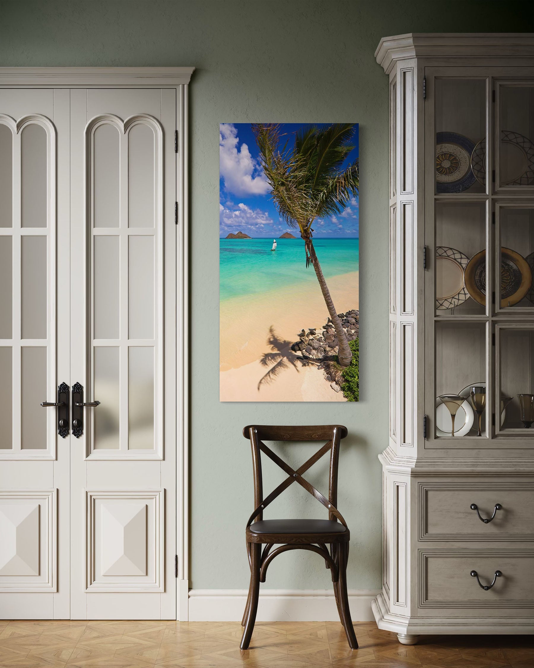 Palm Tree at Lanikai Beach - Oahu, HI