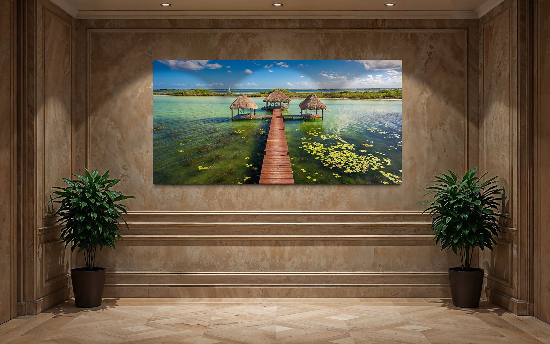 Lake Pier - Bacalar, Mexico