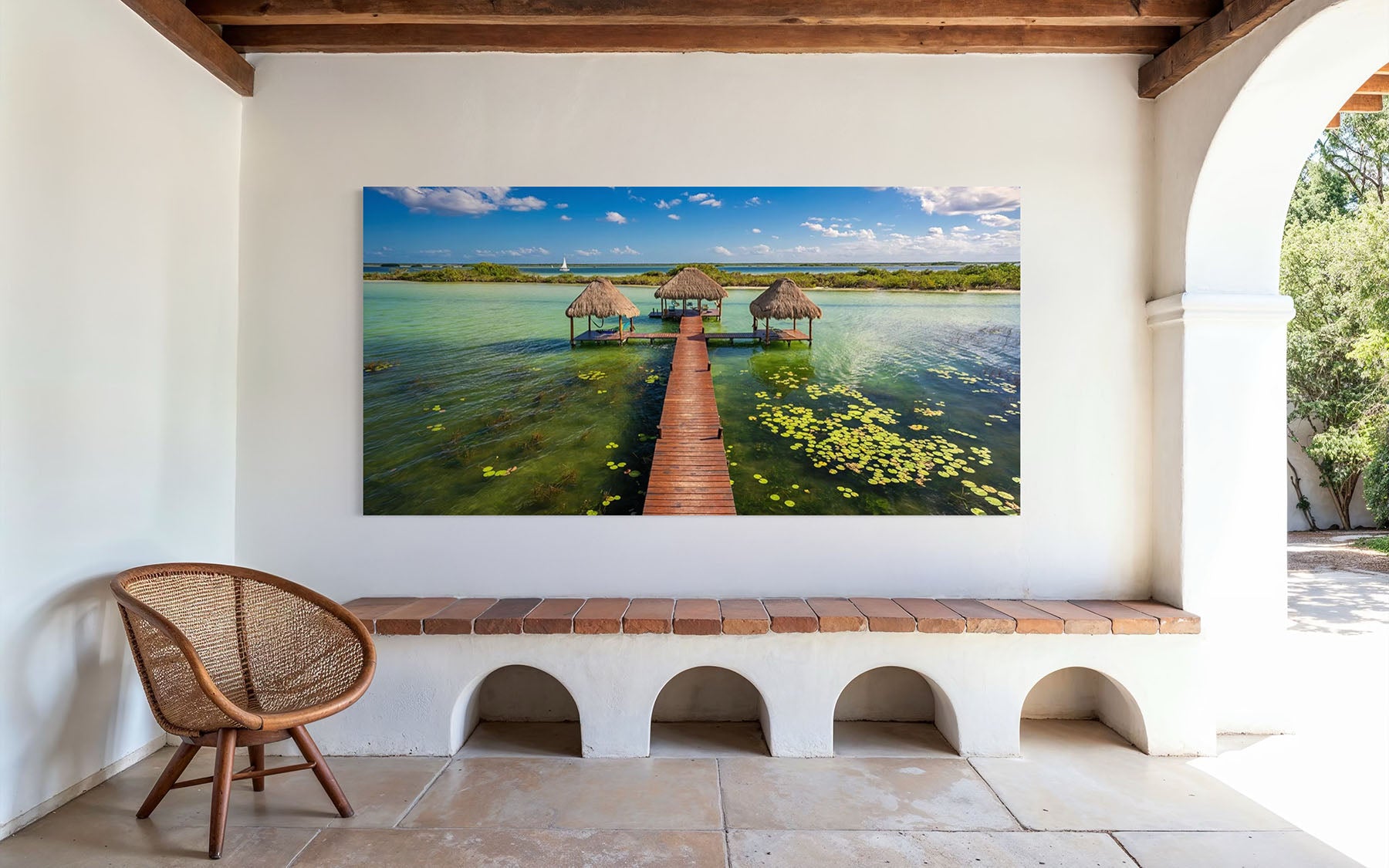Lake Pier - Bacalar, Mexico