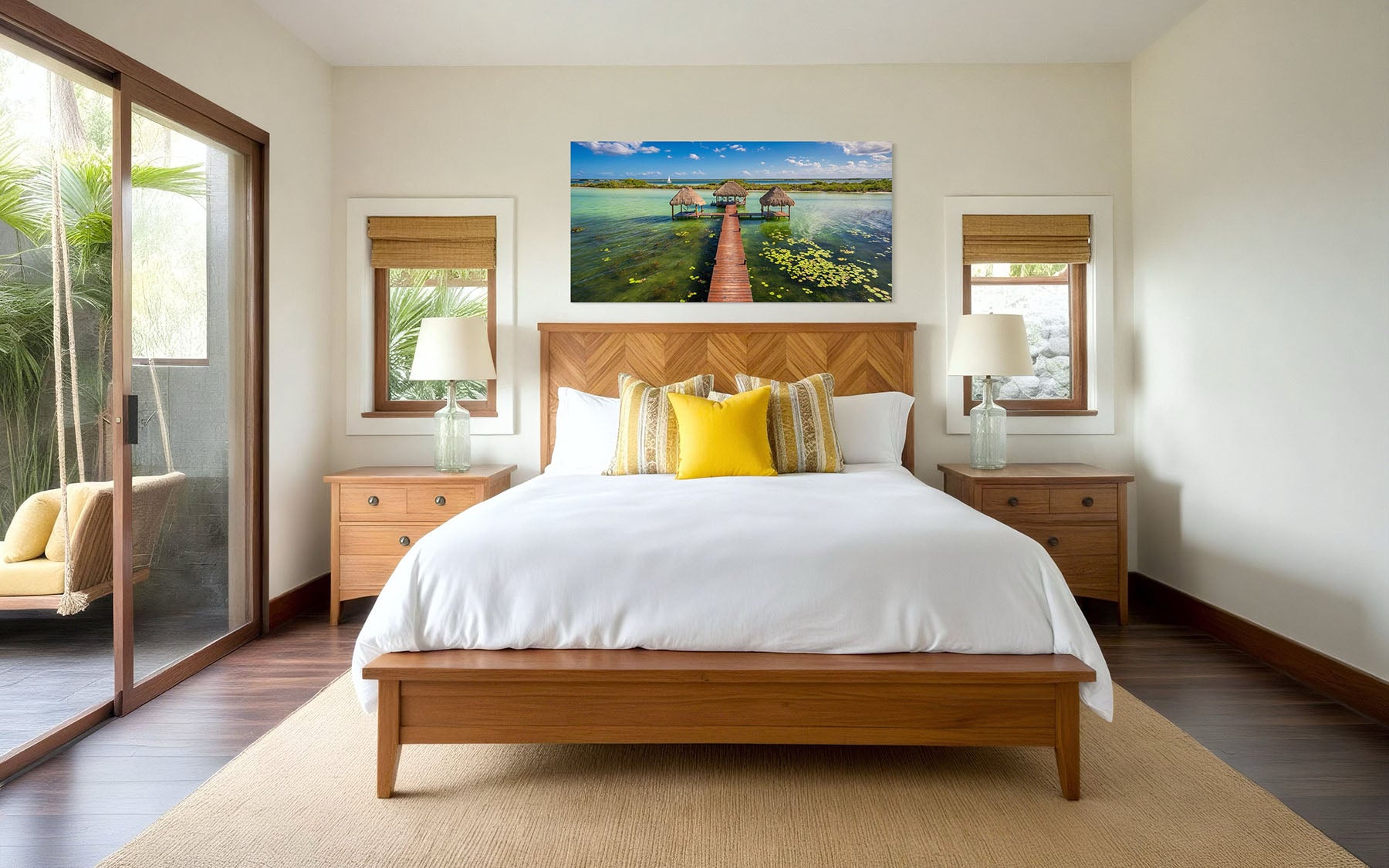 Lake Pier - Bacalar, Mexico