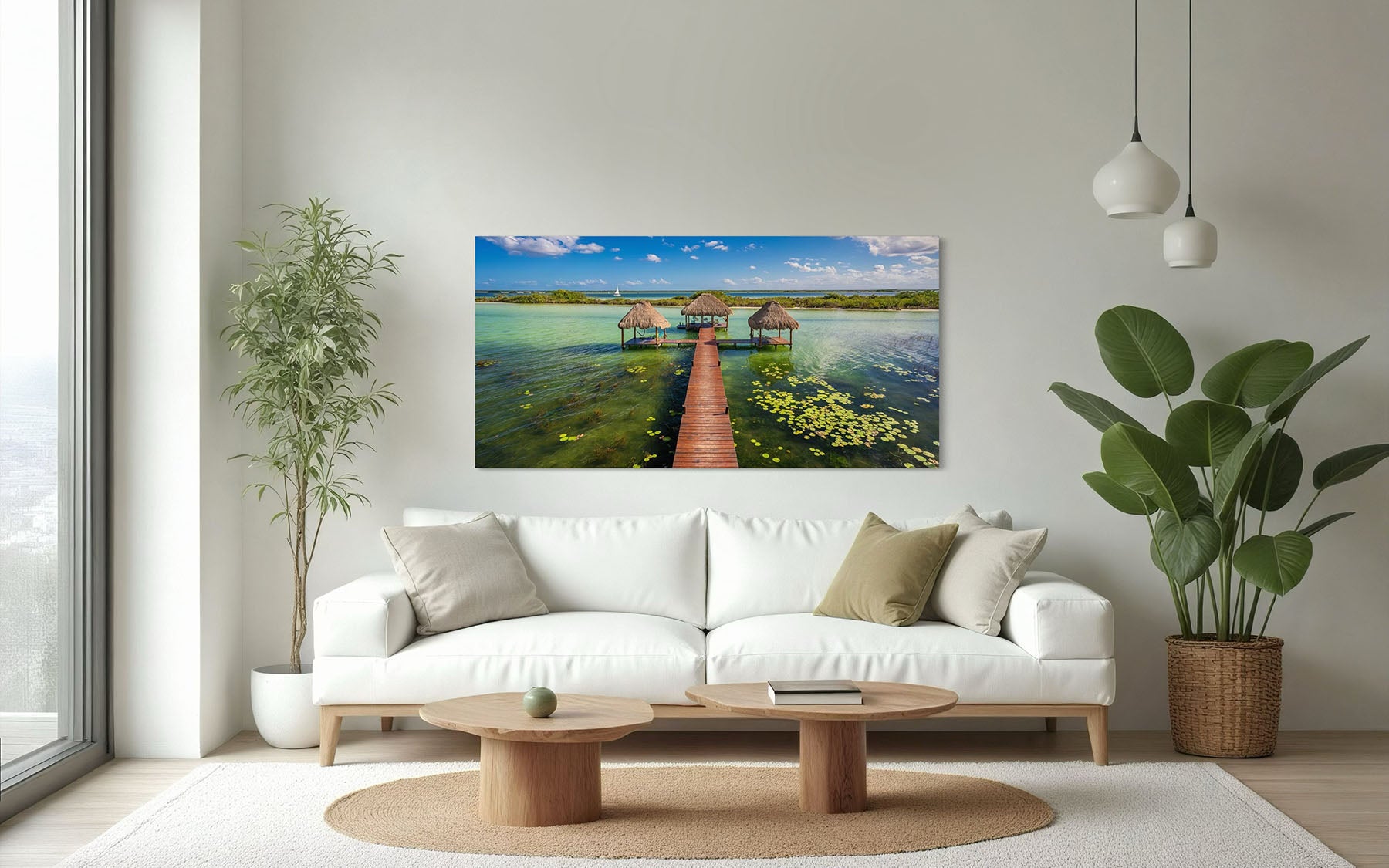 Lake Pier - Bacalar, Mexico