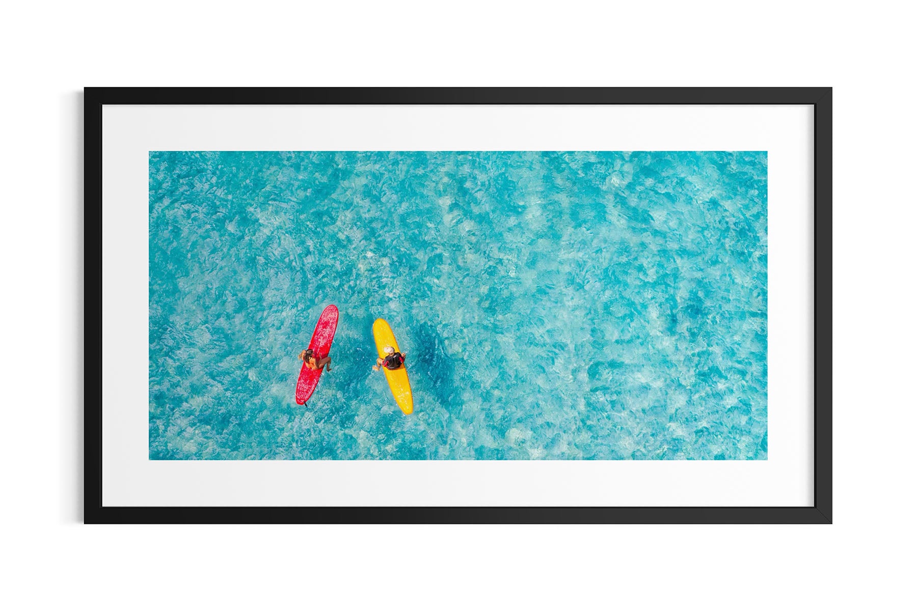 Red & Yellow Surfers - Haleiwa, Oahu, HI