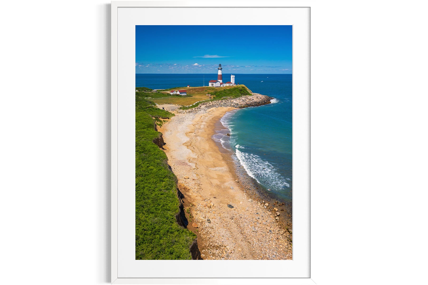 Montauk Point Lighthouse at Turtle Cove - NY