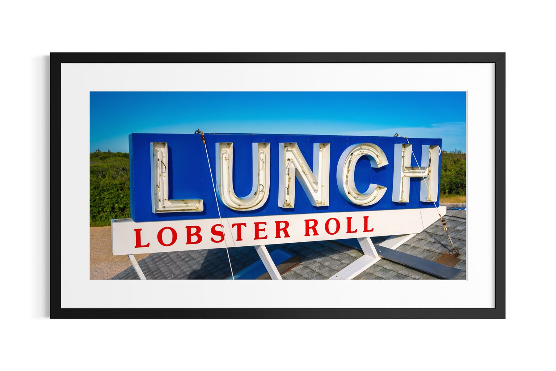 Lunch Sign at Lobster Roll - Amagansett, NY