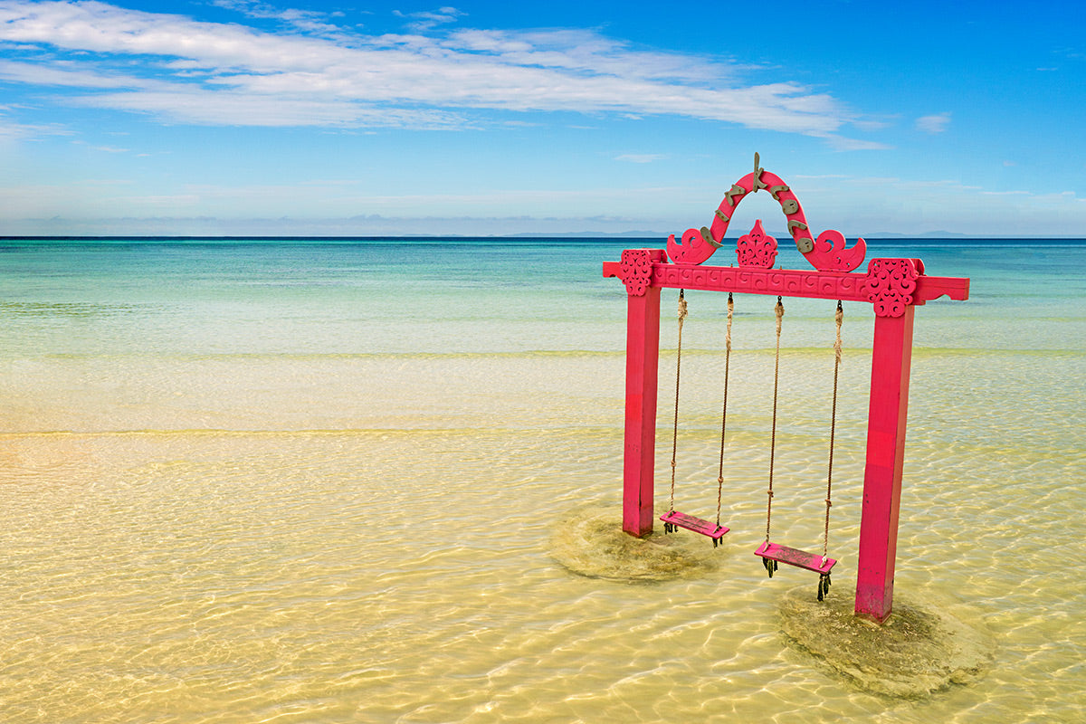 Pink Swings - Gili Trawangan, Indonesia