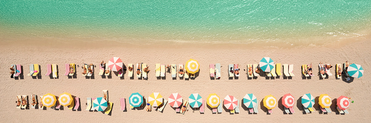 Pastel Umbrellas - Miami Beach, FL