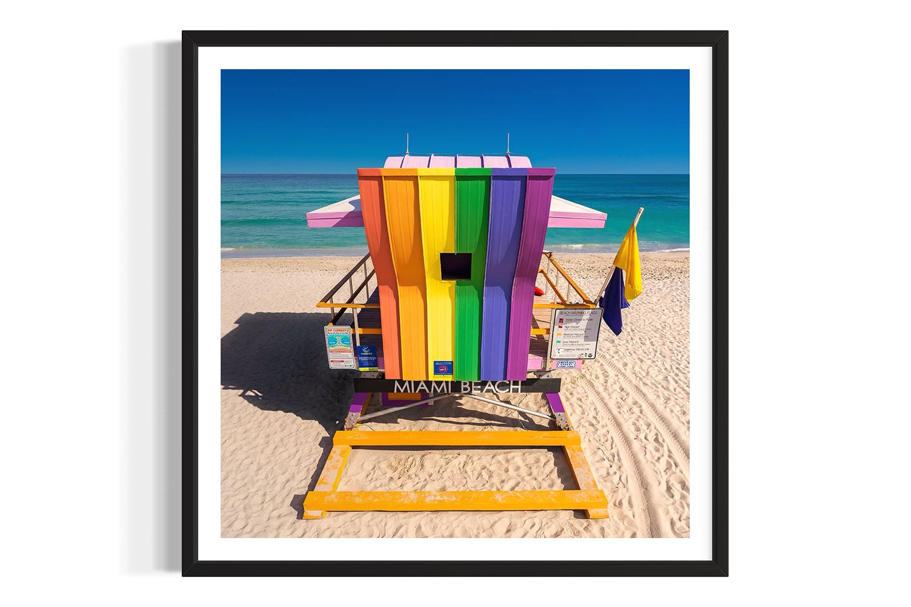 Rainbow Lifeguard Stand - Miami Beach, FL