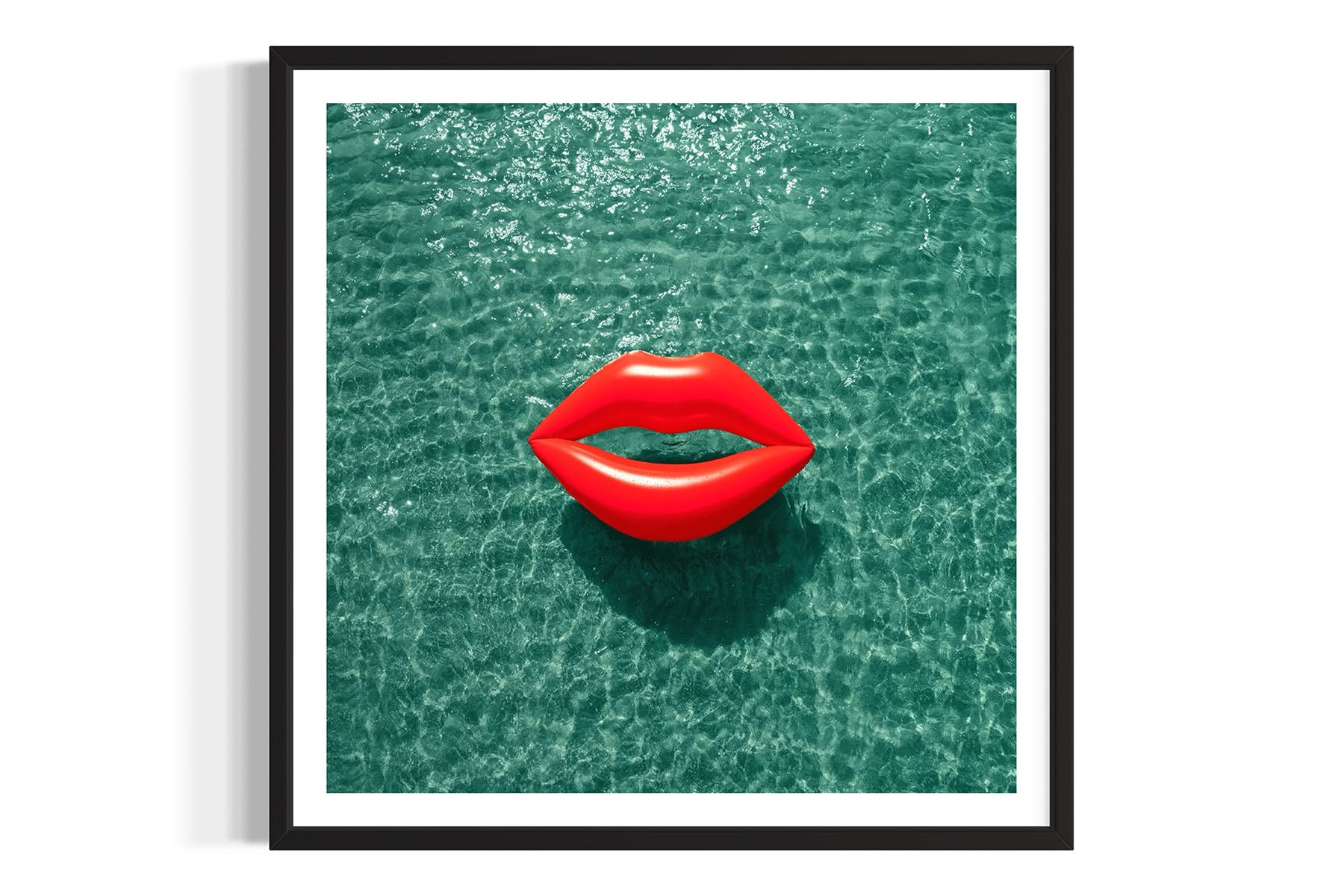 Red Lips - Pool Float Series - Atlantic Ocean