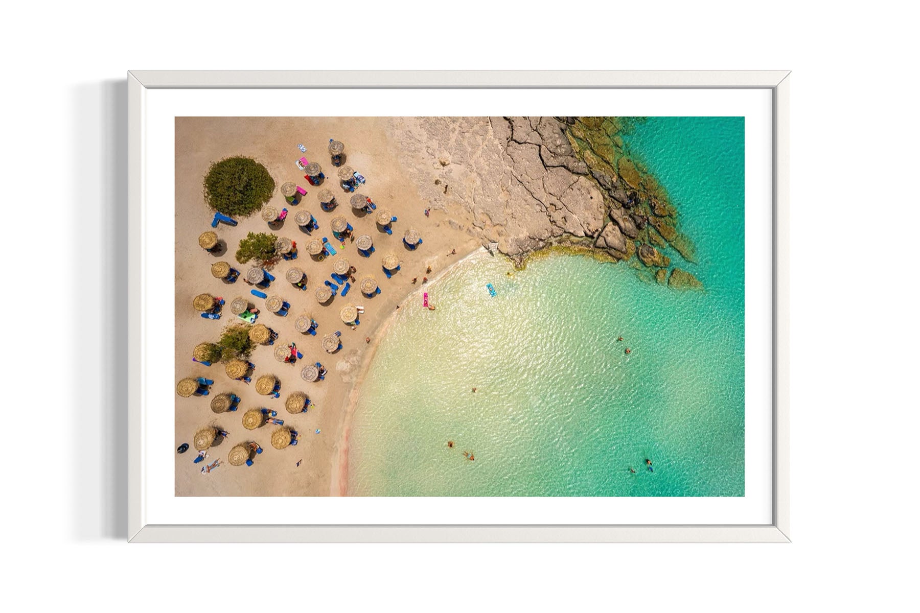 Elafonisi Beach Overhead - Crete, Greece