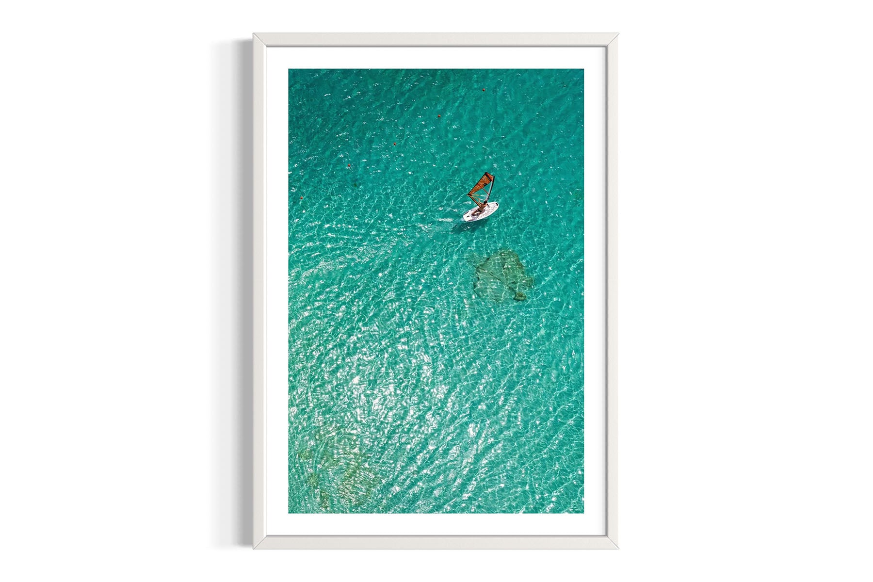 Windsurfer - Elafonisi Beach, Crete, Greece