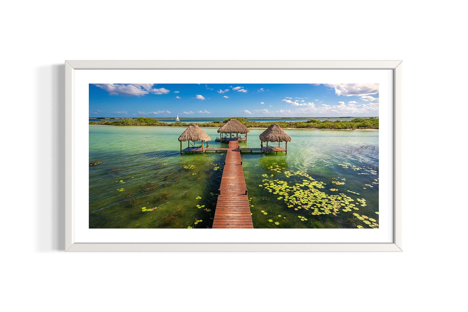 Lake Pier - Bacalar, Mexico