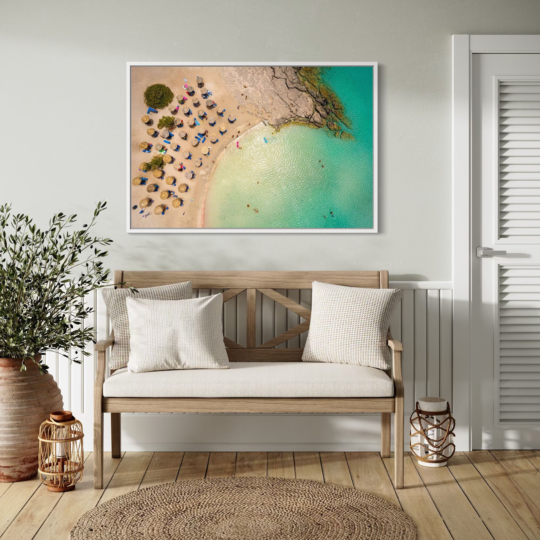 Elafonisi Beach Overhead - Crete, Greece