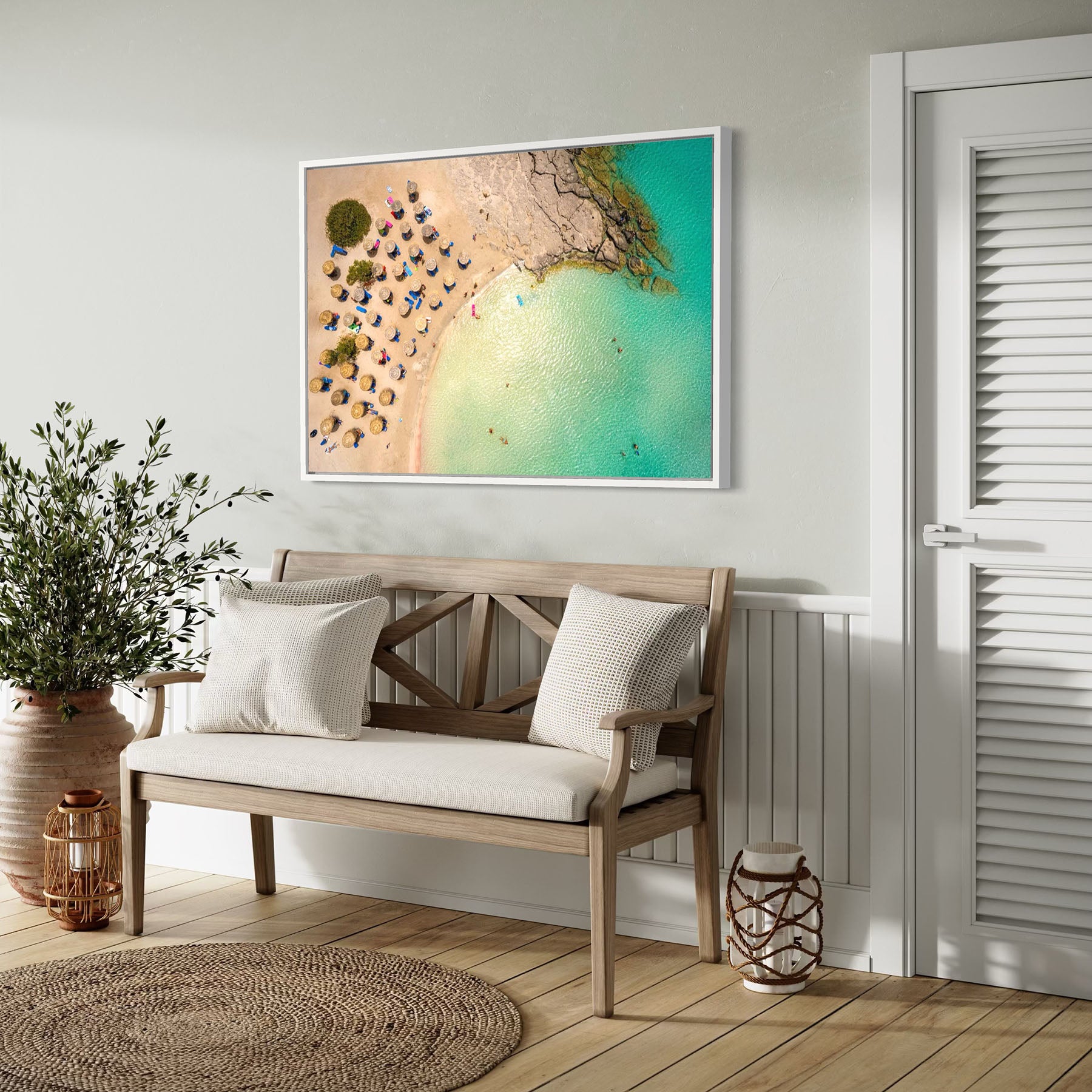 Elafonisi Beach Overhead - Crete, Greece