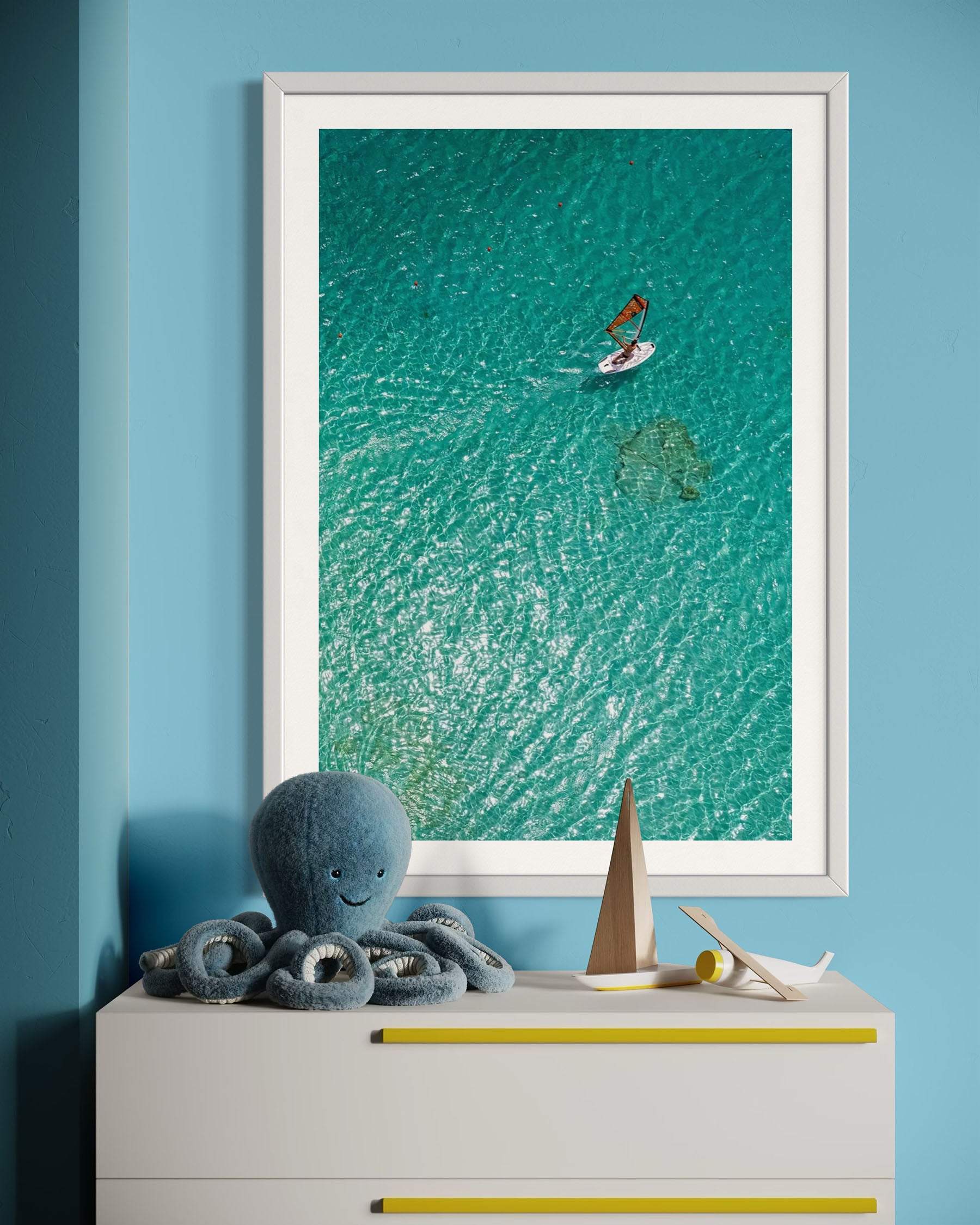 Windsurfer - Elafonisi Beach, Crete, Greece