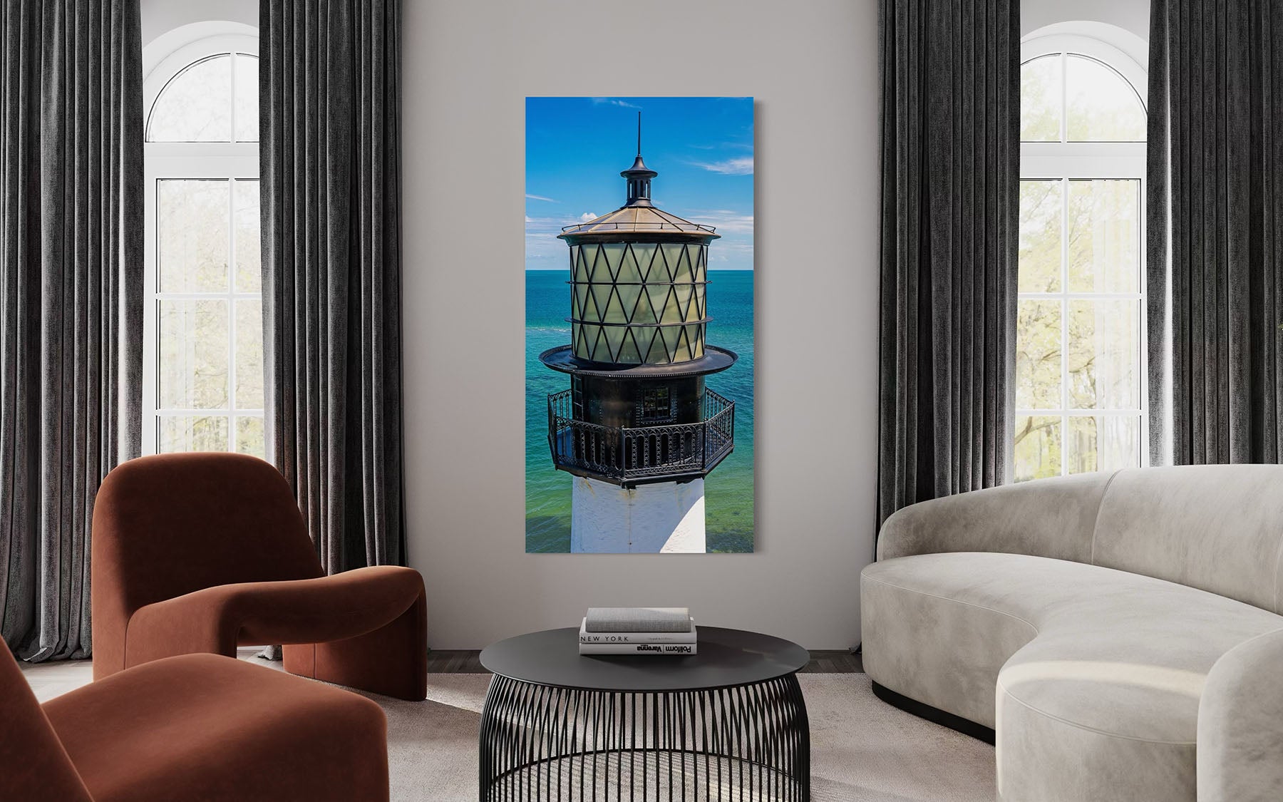 Cape Florida Lighthouse - Key Biscayne, FL (vertical)