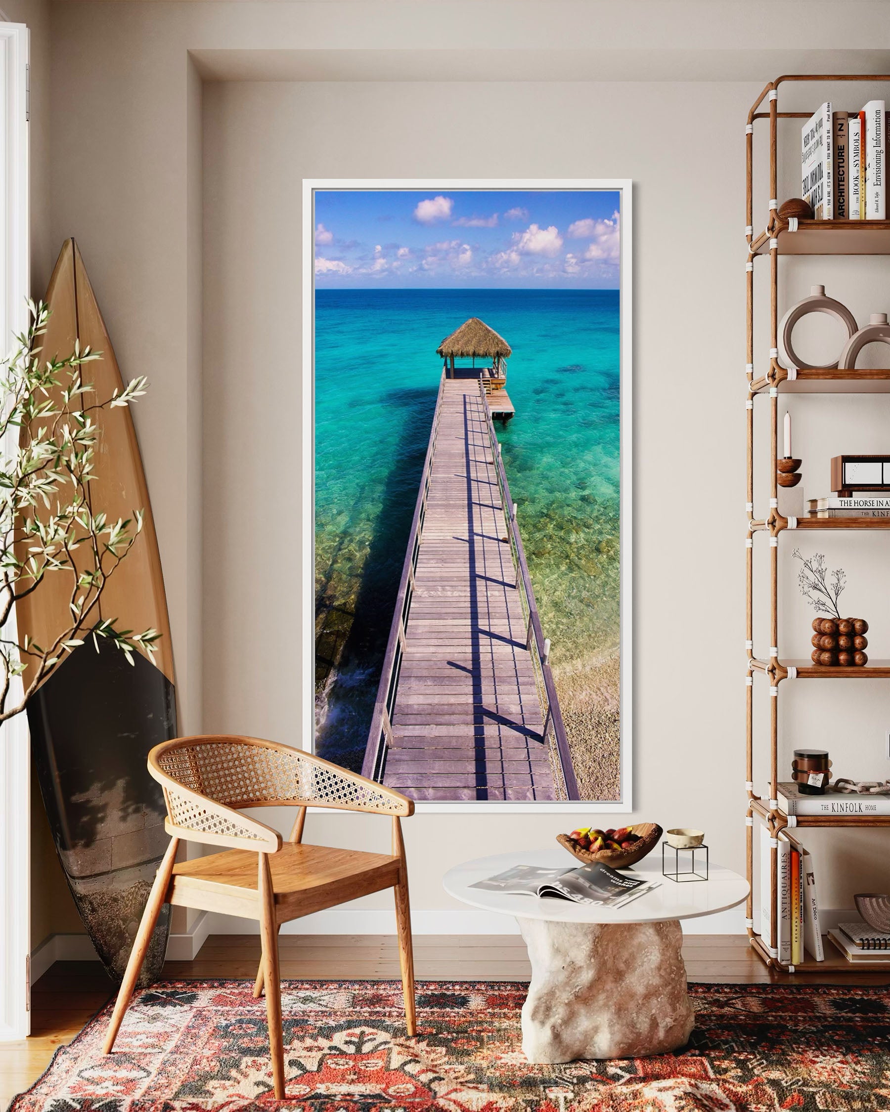 Tropical Pier - Rangiroa, French Polynesia