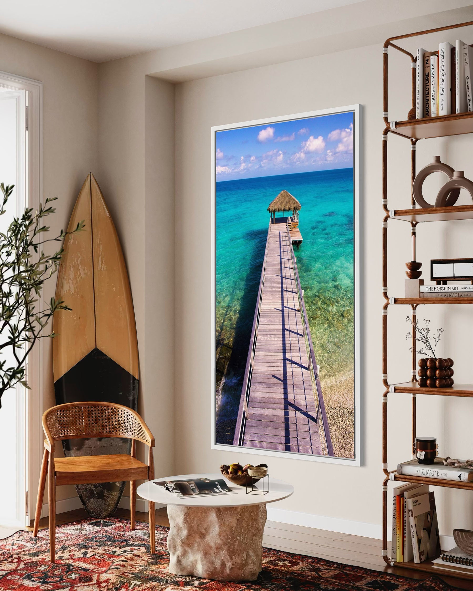 Tropical Pier - Rangiroa, French Polynesia