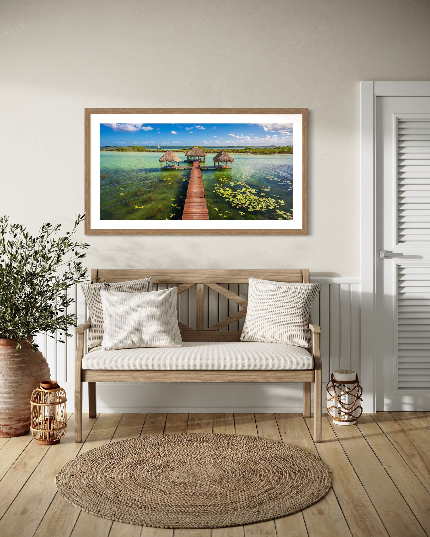 Lake Pier - Bacalar, Mexico