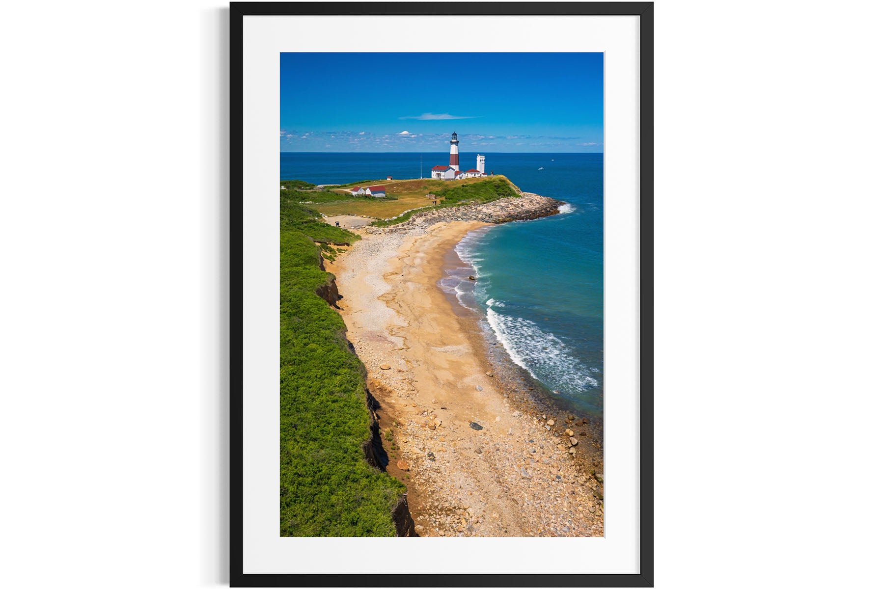 Montauk Point Lighthouse at Turtle Cove - NY