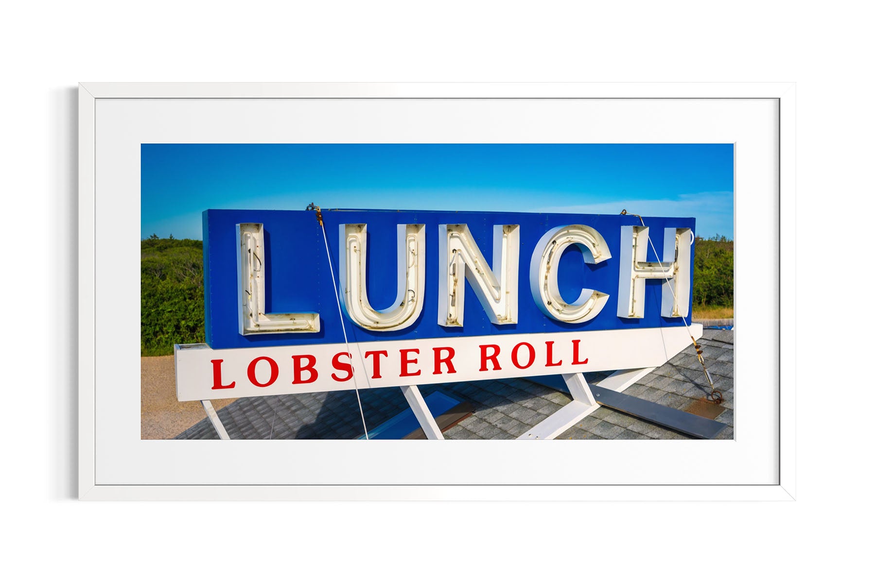 Lunch Sign at Lobster Roll - Amagansett, NY